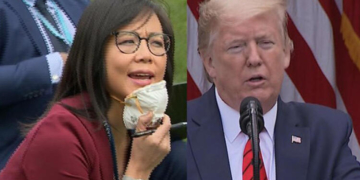 Trump basın toplantısını terk etti