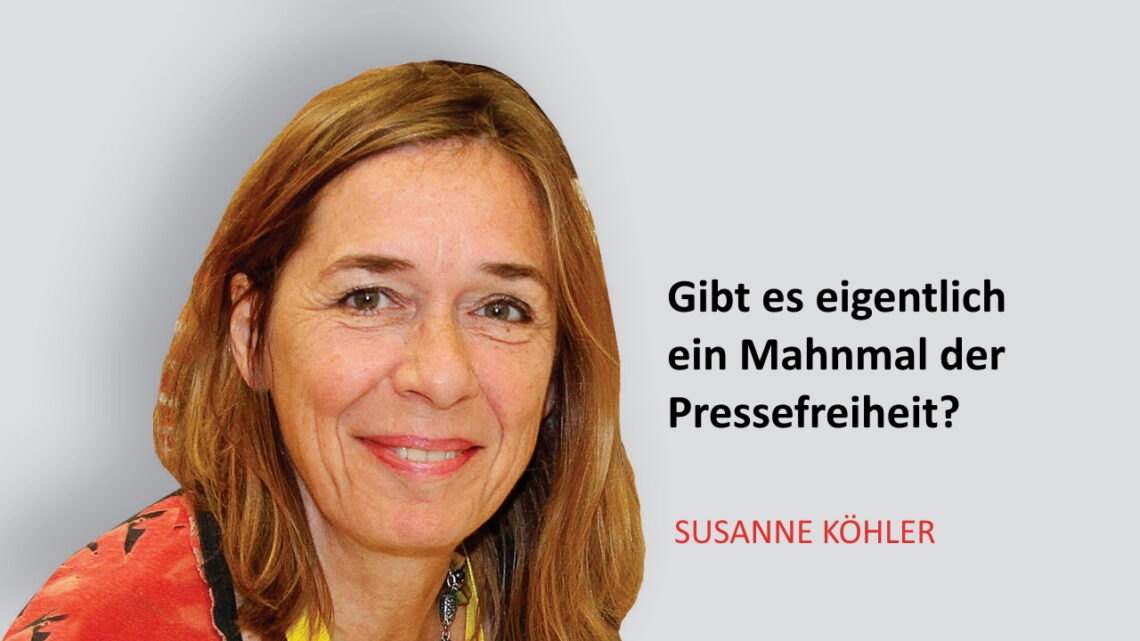 Gibt es eigentlich ein Mahnmal der Pressefreiheit?