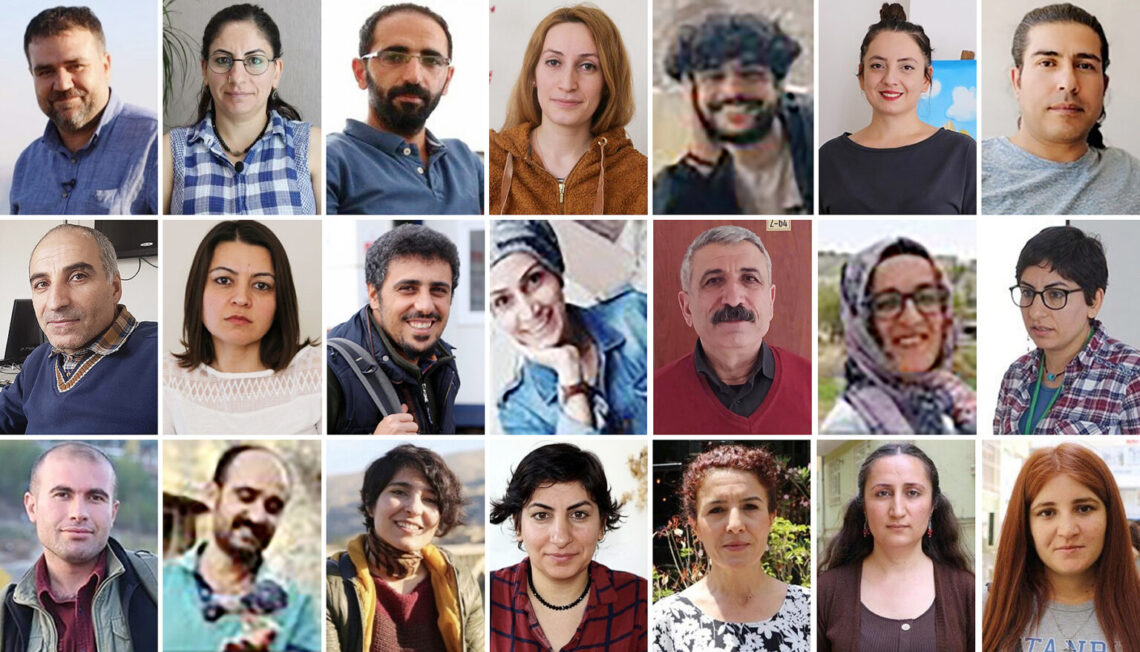 Diyarbakır’da 8 gündür gözaltında tutulan gazetecilerden 16’sı sabaha karşı tutuklandı