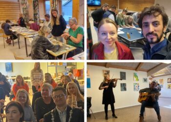 Mülteci gazeteci ve sanatçı Norveç’te workshop düzenlendi