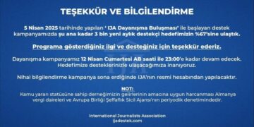 International Journalists Association’dan Teşekkür ve Bilgilendirme.