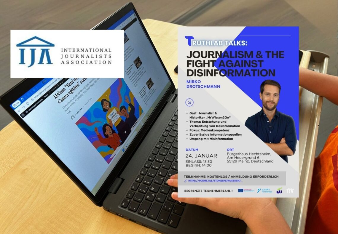 IJA Academy’den dezenformasyonla mücadele için TruthLab Talks: İlk konuk Mirko Drotschmann
