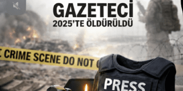 2025’te 128 gazeteci ve medya çalışanı öldürüldü