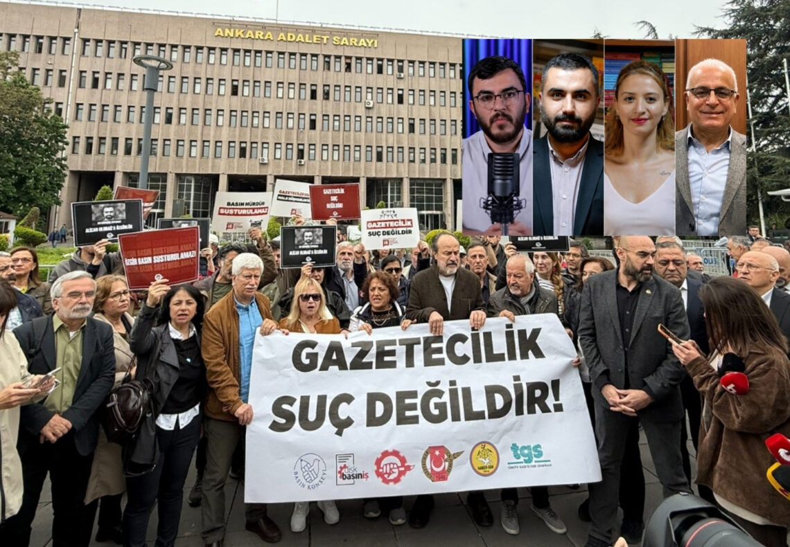 Basın örgütleri, sanatçılar ve yazarlardan “cezaevindeki gazeteciler serbest bırakılsın” çağrısı