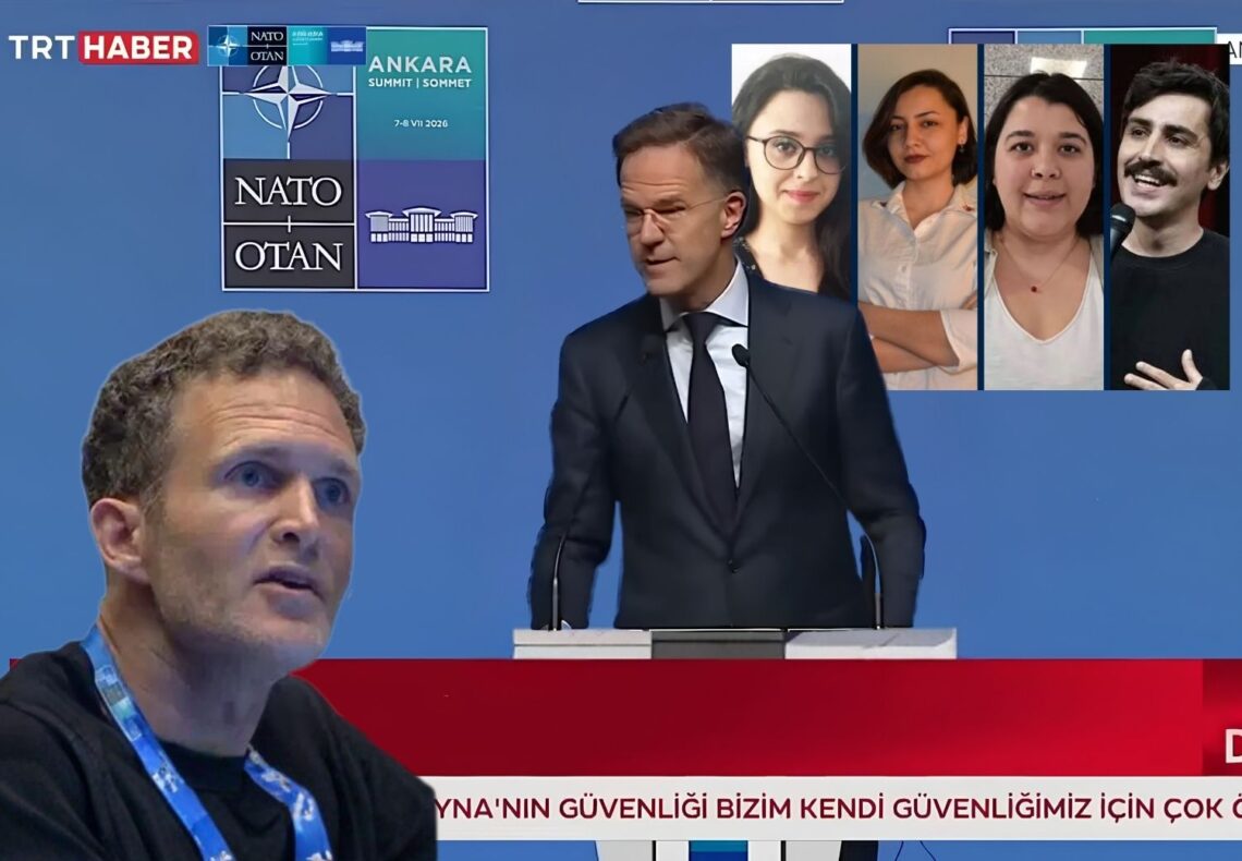 Hollandalı gazeteci, NATO Genel Sekreteri’ne Türkiye’deki muhalif gazeteci ve komedyenlere yönelik baskıları sordu